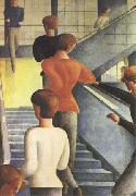 Oskar Schlemmer rBauhaus Stairway (mk09) oil painting artist